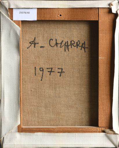 Alain CHARRA (1941-2023) 
Untitled, 1977
Oil...