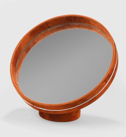 FRENCH work 1970
Wood-framed table mirror...