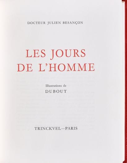 LITTERATURE/ILLUSTRE MODERNE
Dr BESANCON...
