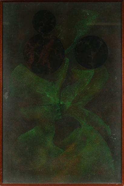 Jacques FOUGEIROL (Born 1929)
Faces and spheres
Oil...