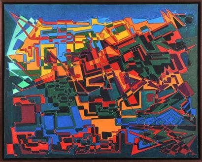 Alain CHARRA (1941-2023) 
Untitled,1982
Oil...