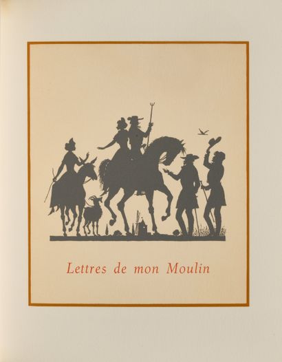 LITTERATURE/ILLUSTRES MODERNES 
- DAUDET...