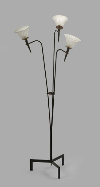 Work 1960
Floor lamp with three curved cylindrical...