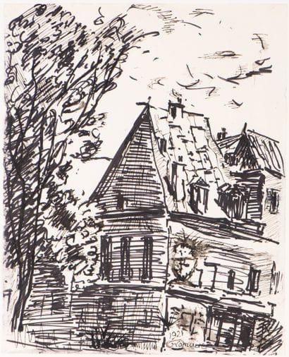 Marcel GROMAIRE (1892-1971)
Vieilles maisons,...