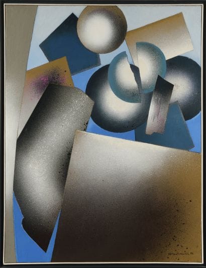 BERTRAND-MOULIN (1944-2006)
Rencontres, 1984
Acrylic...