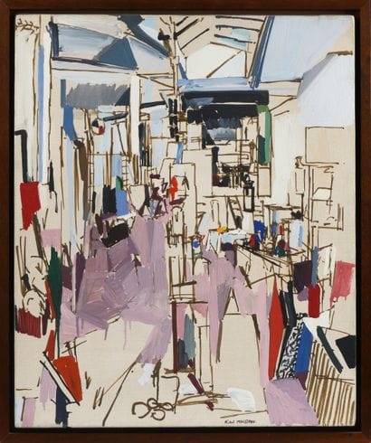 Michel MOUSSEAU (b. 1934) Passage, 1981
Oil...