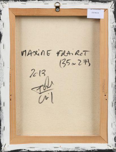 Maxime FRAIROT (né en 1976)
Couple sur fond...