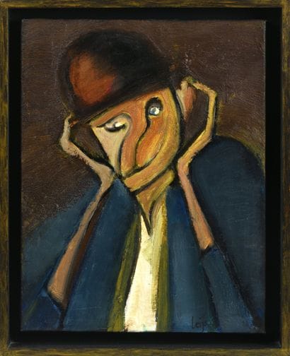 Bernard LEIJS (b. 1934) Portrait of a man...