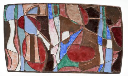 Work from the 1950s
Decorative copper plate...