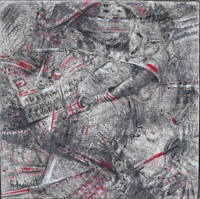 André MAIGRET (né en 1941) 
La Chrysalide,...