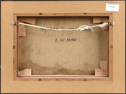 Arlette LE MORE (1930-2015)
Burgundy landscape,...