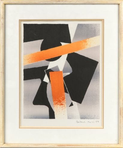 BERTRAND-MOULIN (1944-2006)
Untitled (orange,...