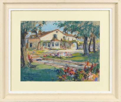Louis FORTUNEY (1875-1951)
Damoï [Maison]
Pastel,...