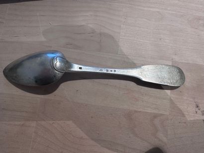 Silver spoon. Minerve hallmark. Weight: ...