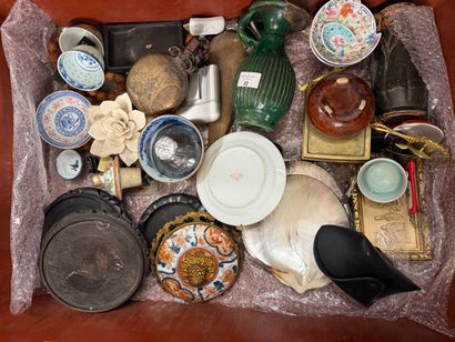 MANNETTE of various display items: limestone...