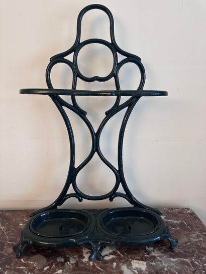 Water-green lacquered cast-iron PARAPLUY...