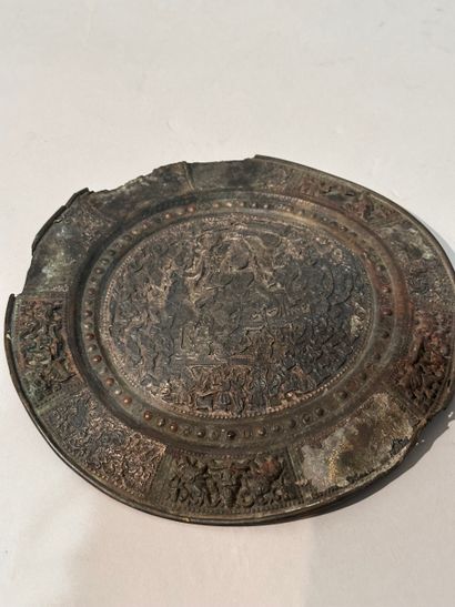 INDIA, Tanjore - Circa 1900
Copper and silver...