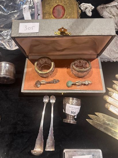 Set in 925/°° silver comprising: COQUETIER...