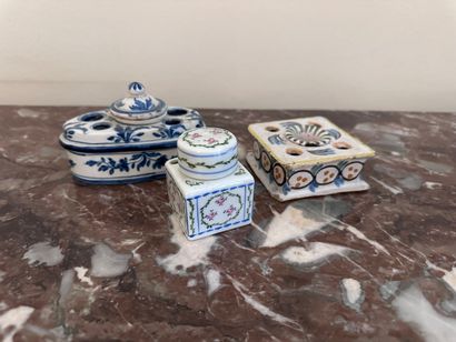 Set of various earthenware and porcelain...