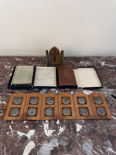 Small set of RELIGIOUS OBJECTS including:...