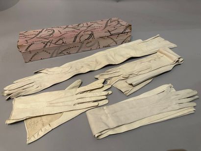 Four pairs of GLOVES, three of which are...