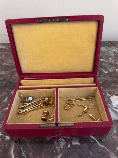 Set of fancy gold-plated JEWELRY - Elements...