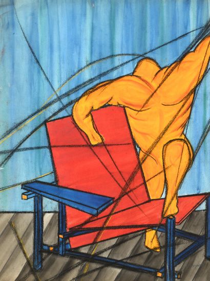 Frédéric RUYANT (born 1955)
Set of four mixed...
