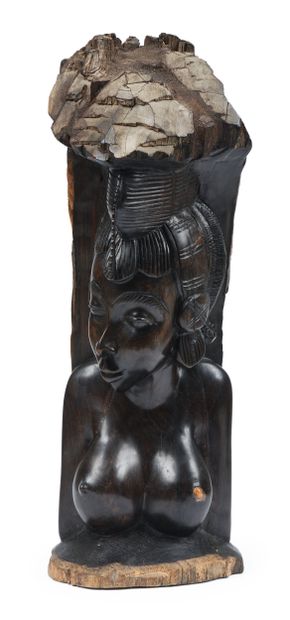 20th century work
Tinted exotic wood sculpture...