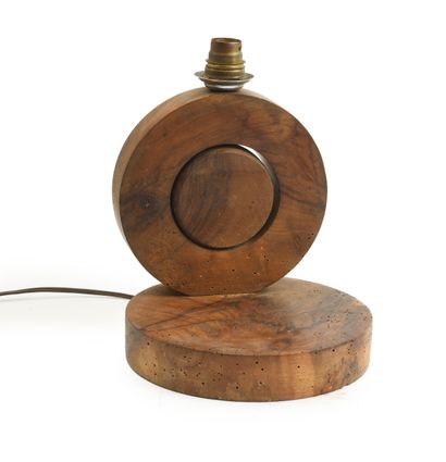 Work from the 1950s
Walnut desk lamp 
H:...
