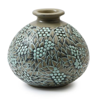 MOUGIN in Nancy
A green and gray enameled...