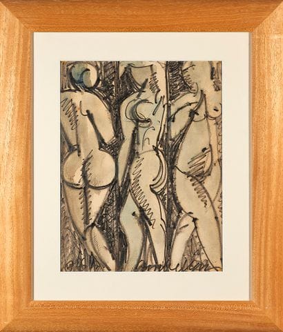 MODERN SCHOOL
Three Women
Mixed media on...