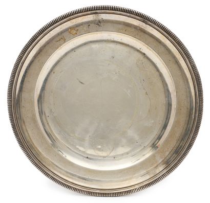 Emile PUIFORCAT
Round silver platter 925/°°...