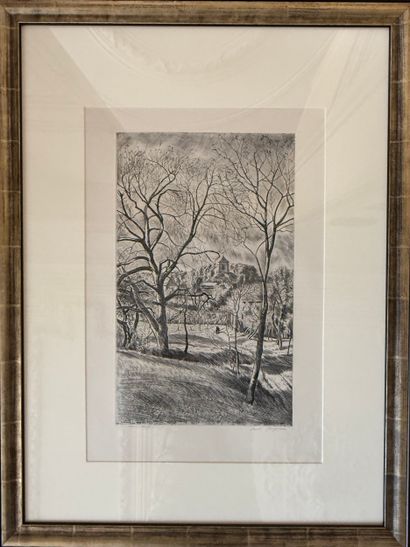 André JACQUEMIN
Vosges Autumn
Etching signed...