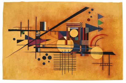KANDINSKY, After 
Machine-woven rug with...