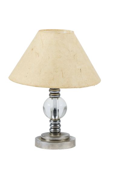 20th century work
Modernist lamp in nickel-plated...