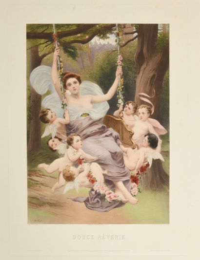 VARIA
Set of 24 prints, fourteen in color,...