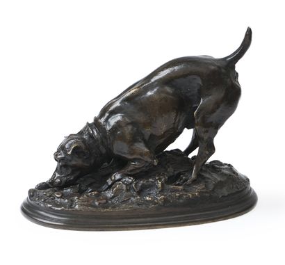 Pierre-Jules Mêne (1810 - 1879) 
Ratter dog...