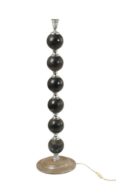 20th century work
Floor lamp in chromed metal...