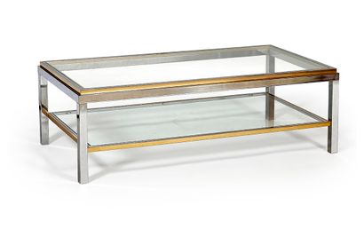 Work, 1970
Coffee table in chrome-plated...