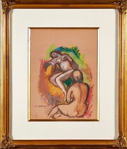 Pierre CORNU (1895-1996)
Two women
Pastel...