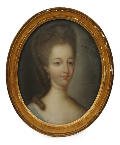 18th century French school
Portrait of Melle...