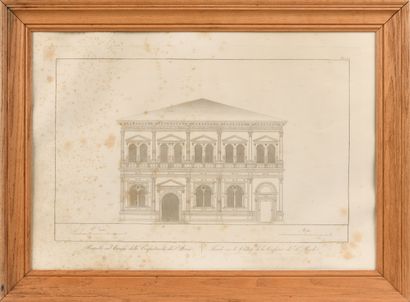 Set of four 19th century Italian ENGRAVINGS...