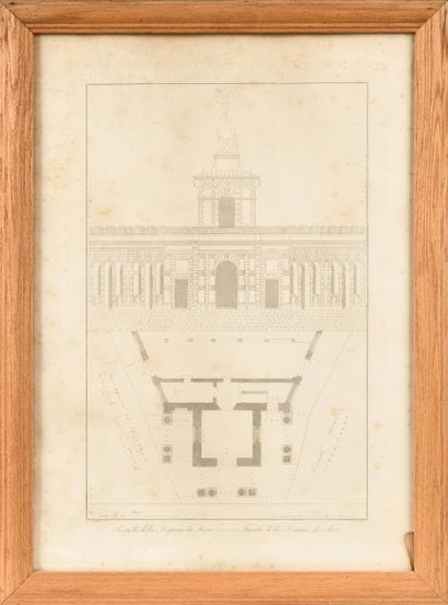 Set of four 19th century Italian ENGRAVINGS...
