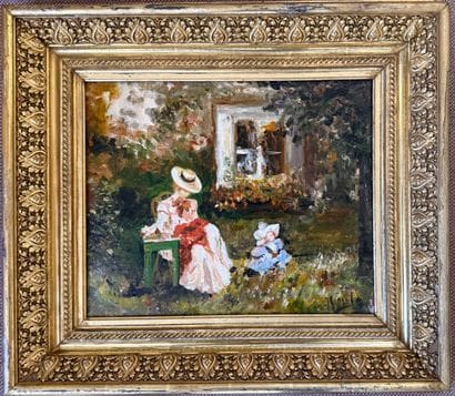 Josée CAREL (20th century)
Mother and Children...