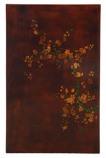 20th-Century Piece
Coffee table made of burgundy-lacquered...