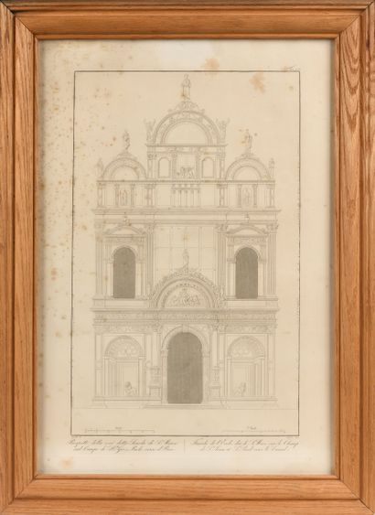 Set of four 19th century Italian ENGRAVINGS...