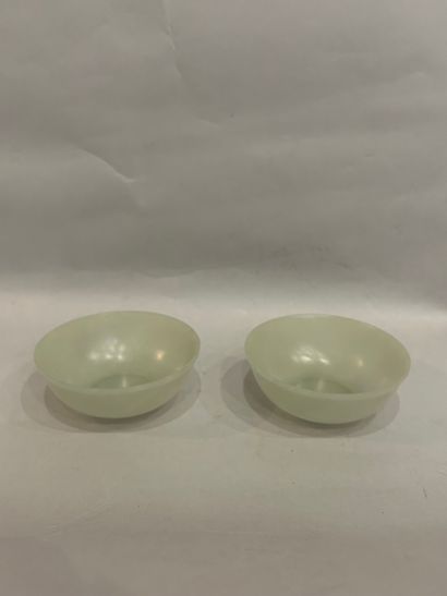 CHINA - 20th century
Pair of small celadon...