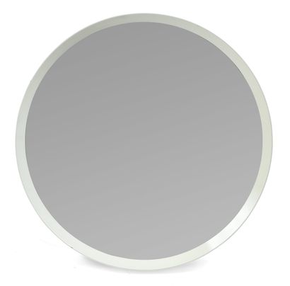 Scandinavian work 
Circular mirror in white...
