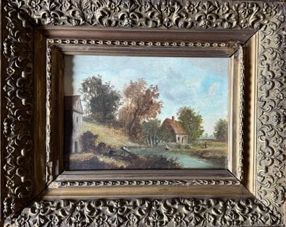 Early 20th century French school
Lively hamlet...