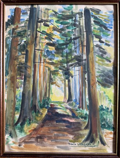 Dante DONZELLI (1909-1999), Sammiello painter
Alley...